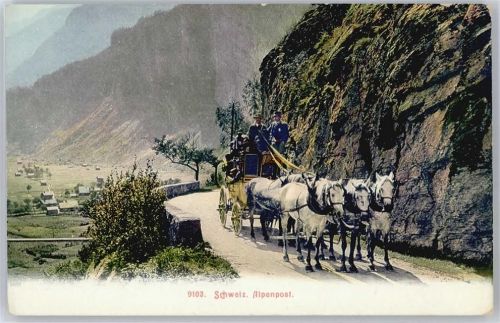 6491 Realp Furkapass - Postkutsche