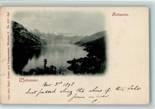 Walensee Wallensee 1898