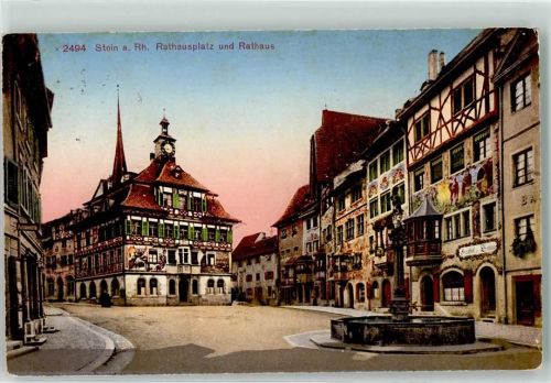 8260 Stein am Rhein - Rathausplatz Rathaus