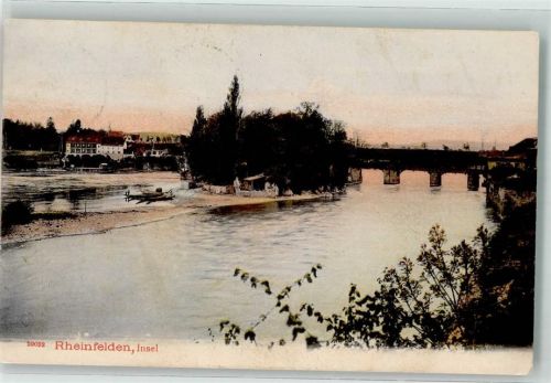 4310 Rheinfelden 1907 - Insel Alte Brücke