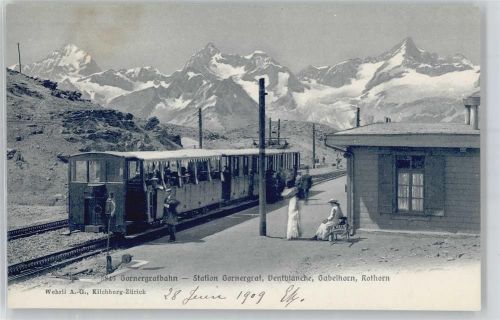 Gornergrat - Dentblanche, Gabelhorn, Rothorn, Gornergratbahn