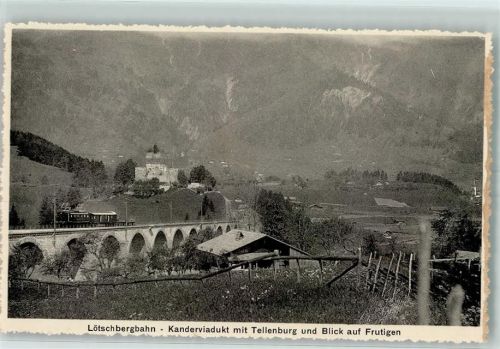 3714 Frutigen - Kanderviadukt Tellenburg Lötschbergbahn