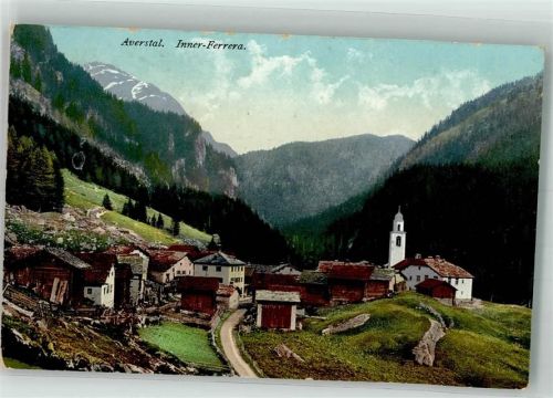 7445 Innerferrera 1919 Foto AK Averstal