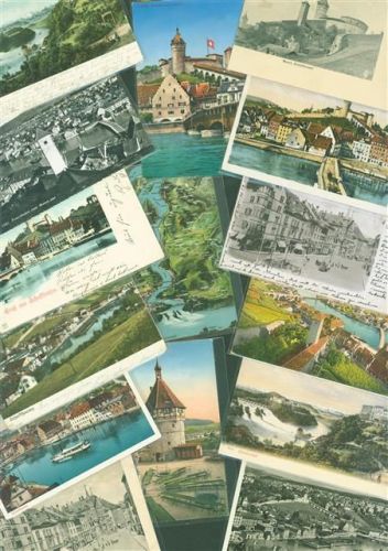 8200 Schaffhausen Sciaffusa Posten 21 bis 100 AK Lot mit 35 AK