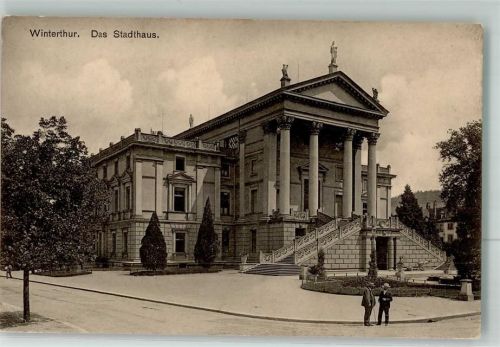 8400 Winterthur 1913 Foto AK Stadthaus