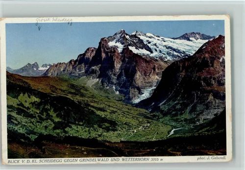 3823 Kleine Scheidegg - Grindelwald Wetterhorn