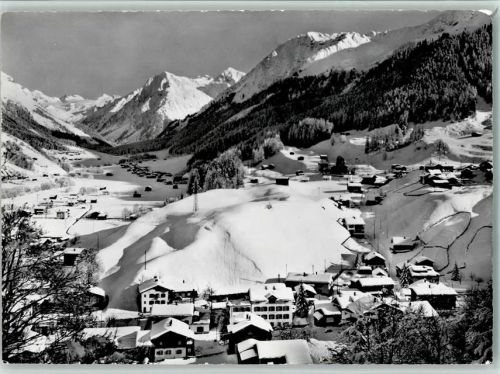 7250 Klosters - Blick auf Silvretta Winter