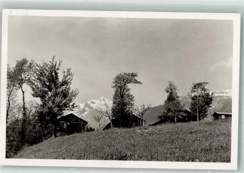 1965 Granois Savièse 1943 Foto AK Feldpost Schweiz Lager Granois Kaserne