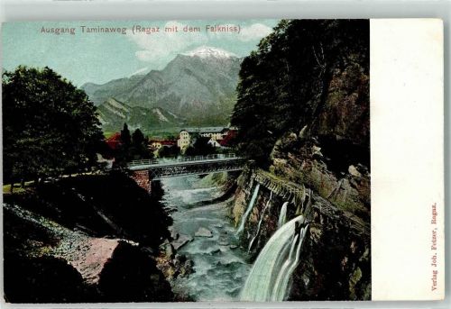 7310 Bad Ragaz - Ausgang Taminaweg Falknis