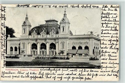 1400 Yverdon-les-Bains 1904 Gebrauchsspuren Casino Theatre
