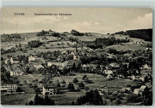 9053 Teufen AR 1911 - Generalansicht von Südwesten