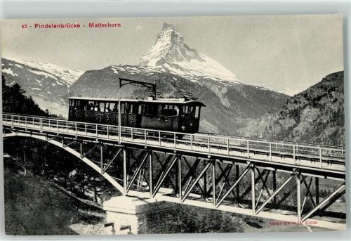 Findelen VS - Brücke Matterhorn Bergbahn