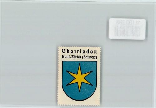 8942 Oberrieden - Vignette Wappen Kaffee Hag ca 1920-1940