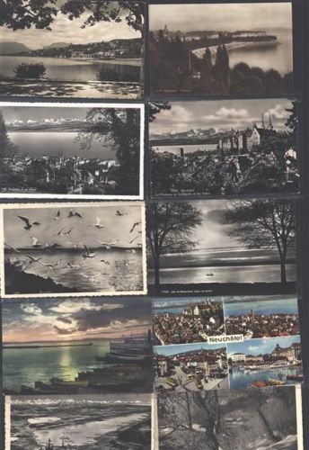 2000 Neuchâtel Neuenburg - Lot mit 25 AK 3 doppelt