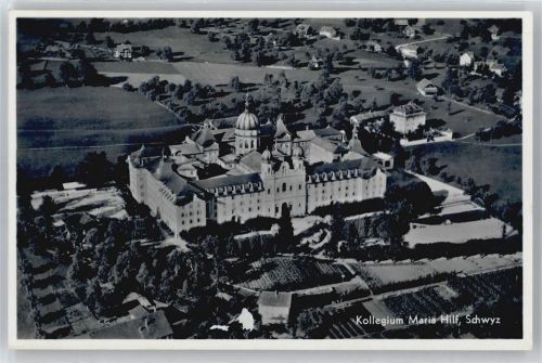 6430 Schwyz - Maria Hilf , Fliegeraufnahme