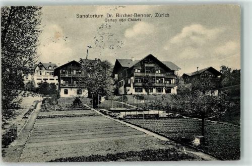 8000 Zürich 1914 - Sanatorium Dr. Bircher Benner Garten Chalets