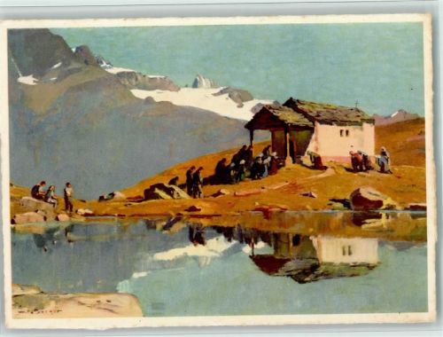 Zermatt Kapelle Maria zum Schnee sign Burger Willy Pro Juventute Schweiz