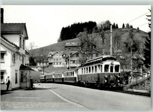9050 Appenzell - SGA Personenzug am Muttertag mit ABDeh 4/4 4 + 3 B + B2 auf der alten Staatsstaße vor Zweibrücken