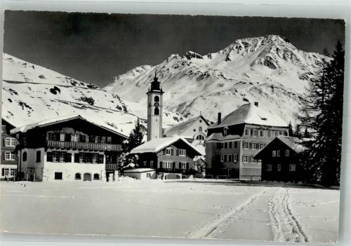 6490 Andermatt 1967 Winter Kirche