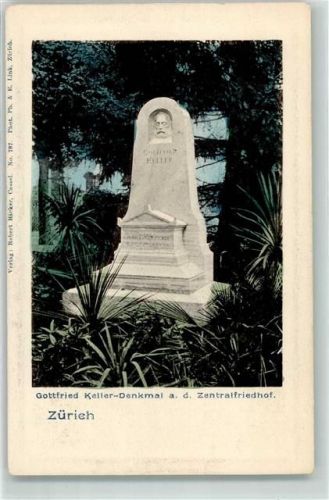 8000 Zürich - Gottfried Keller Denkmal