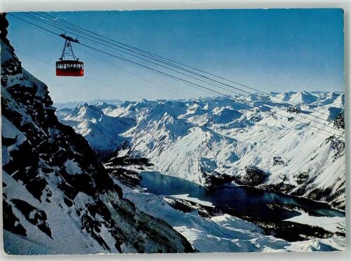 7513 Silvaplana - Seilbahn zum Corvatsch Silsersee Winter