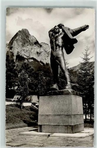 6430 Schwyz - Plastik H Brandenberger Bundesbrief Archiv