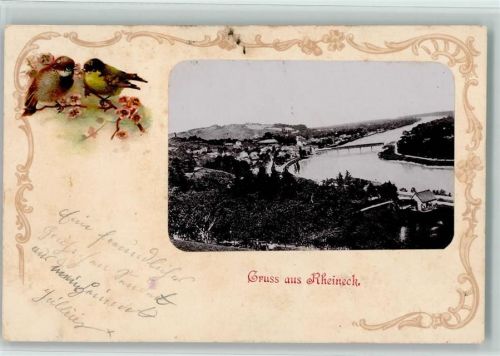 9424 Rheineck Passepartout 1901 Jugendstil