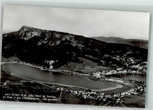 Vallée de Joux Foto AK Fliegeraufnahme