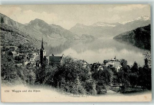 6353 Weggis 1905 - Kirche