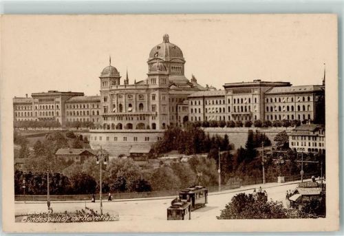 3000 Bern Berne - Bundeshaus Helvetiaplatz Straßenbahn