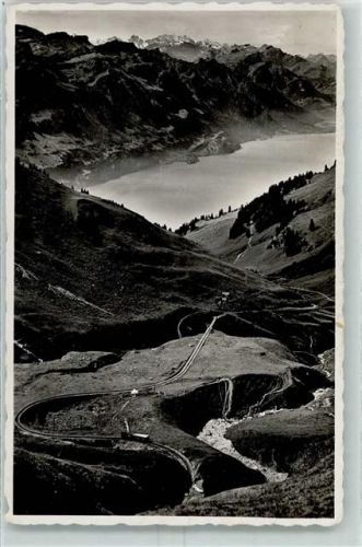 3855 Brienz BE - Brienzer Rothorn Blick auf Planalp und Brienzersee