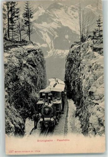 3860 Brünig 1907 - Brünigbahn Passhöhe