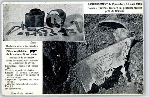 2900 Porrentruy Pruntrut - Bomben Splitter