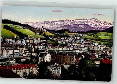9000 St. Gallen S. Gallo 1915 - Säntis