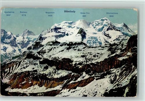 Blümlisalp - Gspaltenhorn Breithorn Morgenhorn Weisse Frau Blümlisalphorn