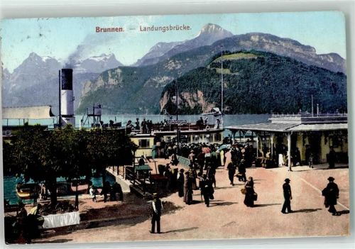 6440 Brunnen 1908 - Landungsbrücke