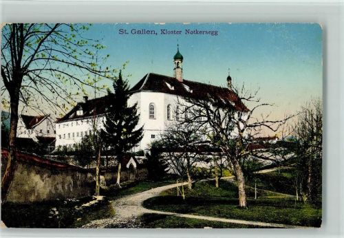 9000 St. Gallen S. Gallo 1914 - Kloster Notkersegg