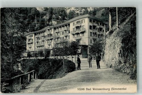 3764 Weissenburg 1914 Foto AK Hotel