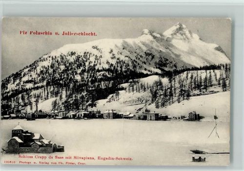 7513 Silvaplana - Schloss Crapp Alpenpanorama Winter