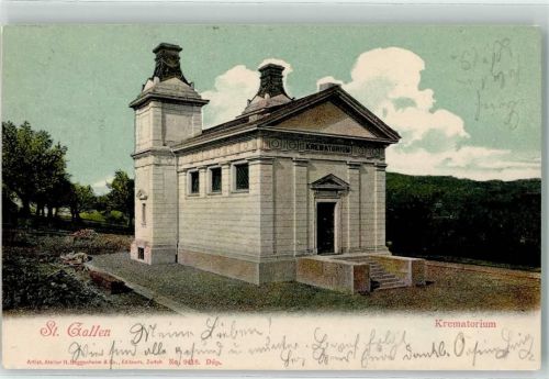 9000 St. Gallen S. Gallo 1904 - Krematorium