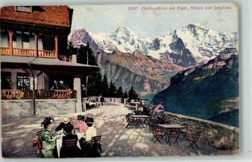 3800 Interlaken 1909 - Harder Hotel Eiger Mönch Jungfrau