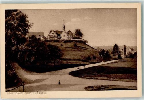 4000 Basel Bâle Gebrauchsspuren St Margarethen Kirche