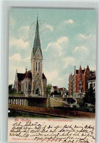 9000 St. Gallen S. Gallo - St. Leonhardskirche