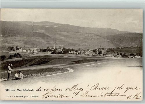 2112 Môtiers NE 1902 - Vue generale