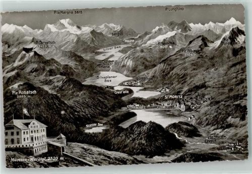 Muottas Muraigl - Vogelschau