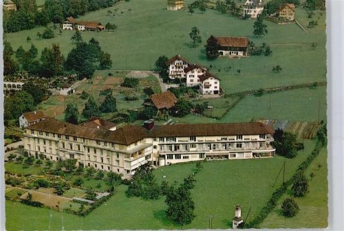 6430 Schwyz - Krankenhaus , Fliegeraufnahme AKU1