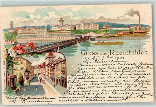 4310 Rheinfelden 1901 - Rheinbrücke