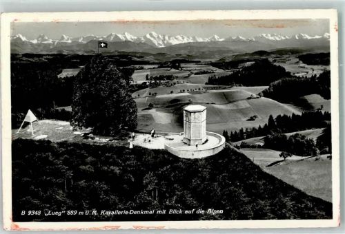 3416 Affoltern im Emmental - Kavallerie Denkmal Alpen