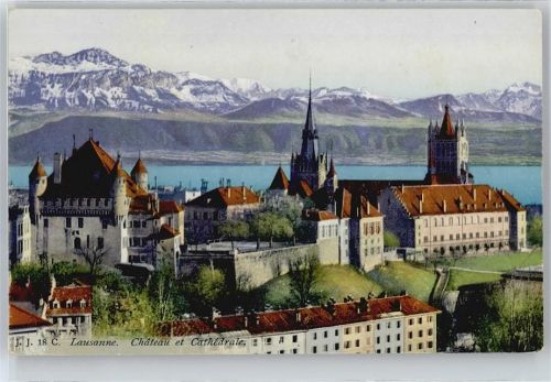 1000 Lausanne Losanna - Kirche Schloss