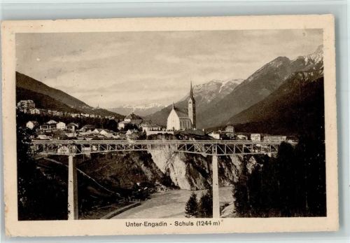 7550 Scuol Schuls 1924 - Unter Engadin
